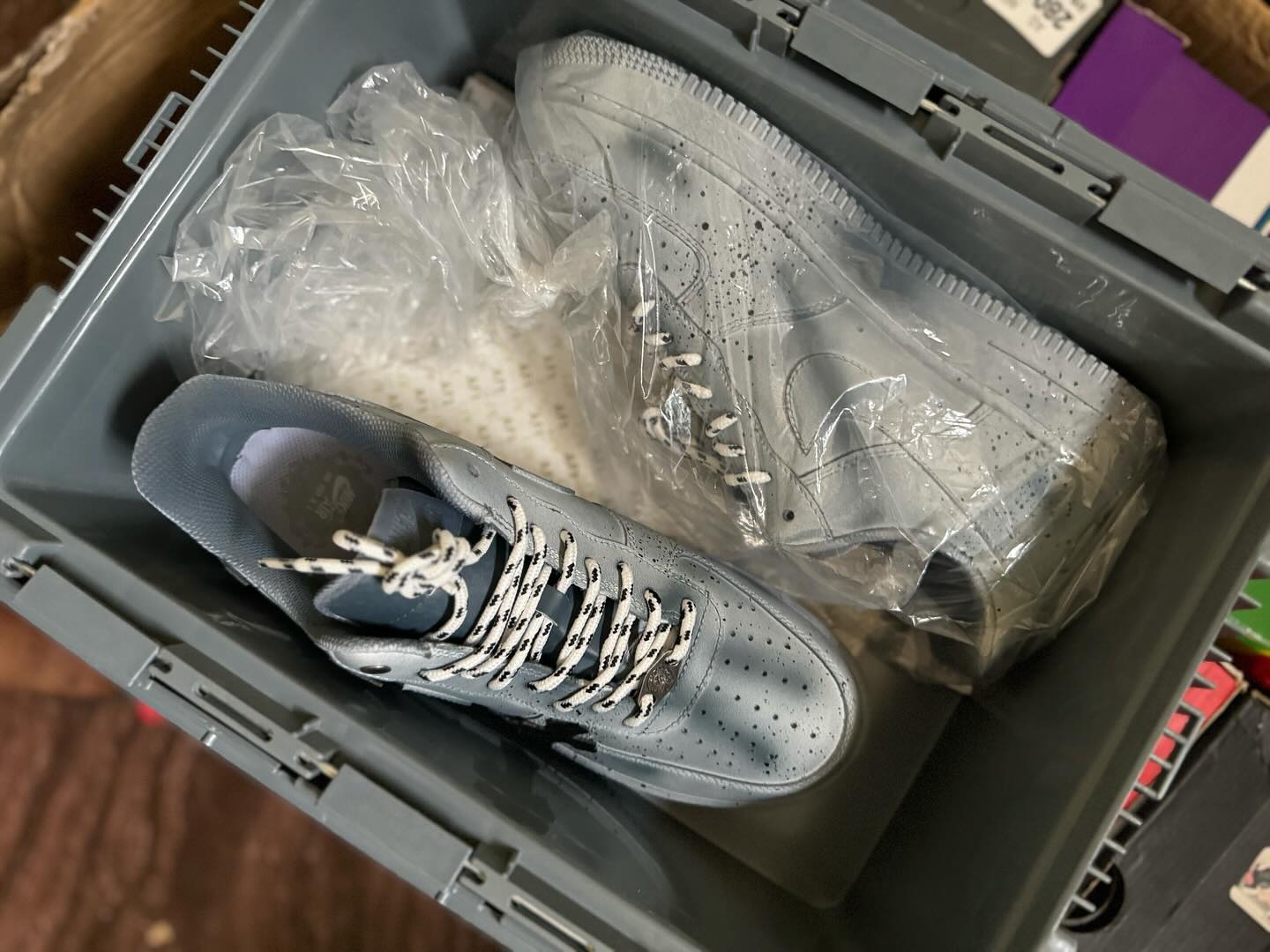 Chrome Hearts Nike Air Force 1, Oiled Ash, Luxury Sneakers, Limited Edition AF1, Sterling Silver Accents